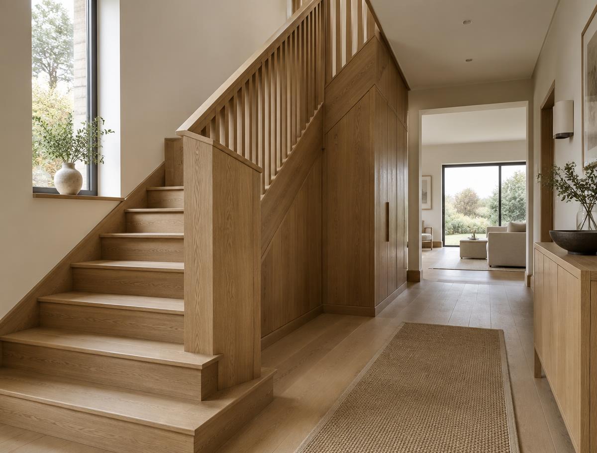 Illustrative bespoke stairs & joinery